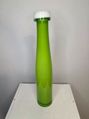 Crate & Barrel Green Pop Vase 15.5" Vase Poland NWT